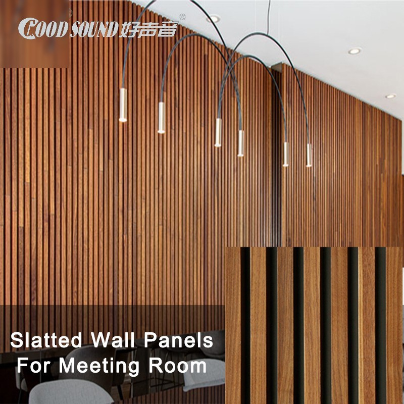 Interior Vertical Wood Slats Wall Covering MDF Wood Veneer Pet Acoustic  Panel for Theater - China Exterior Wall Decorative Panel, Acoustic Panel