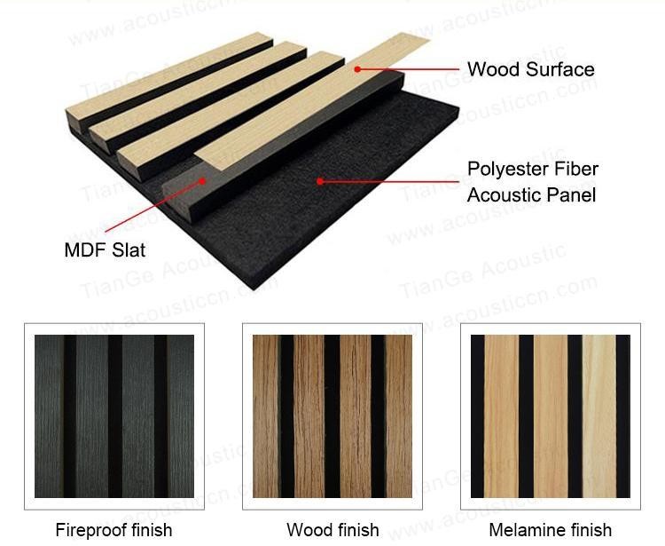 Irregularly Shaped Wood Slat Wall Panel-3