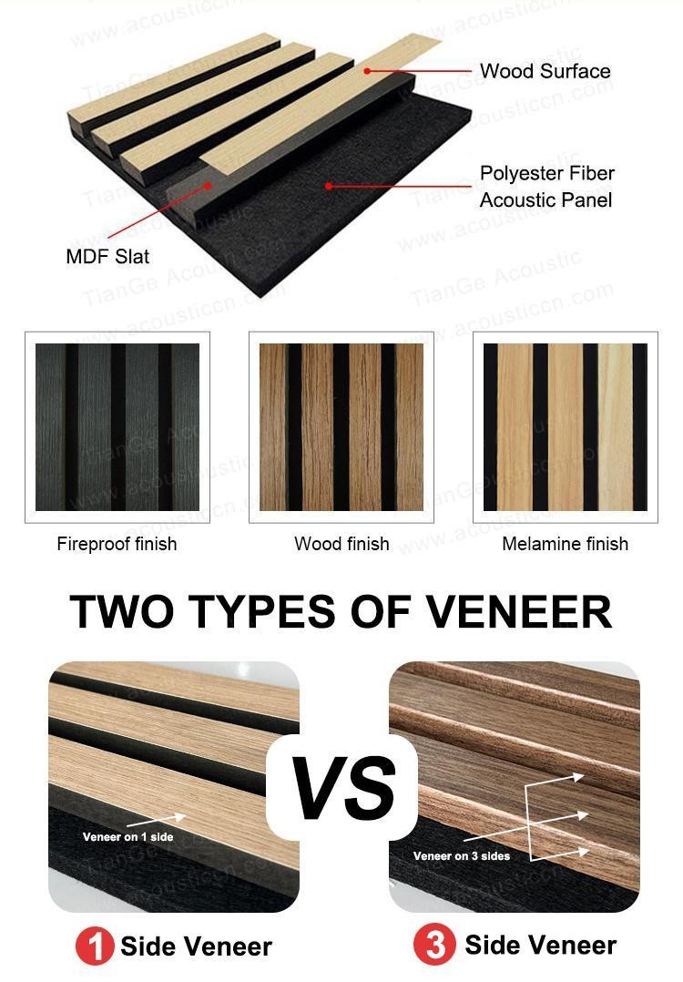 Acoustic Wood Slat Wall Panels Enhance Decor-2