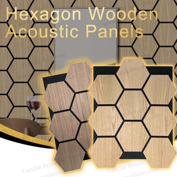 Hexagon Wooden Acoustic Panels-1