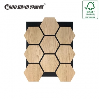 Hexagon Wooden Acoustic Panels