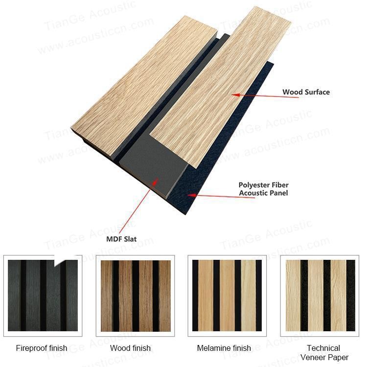 50mm Wide Slat Acoustic Wall Panels-1