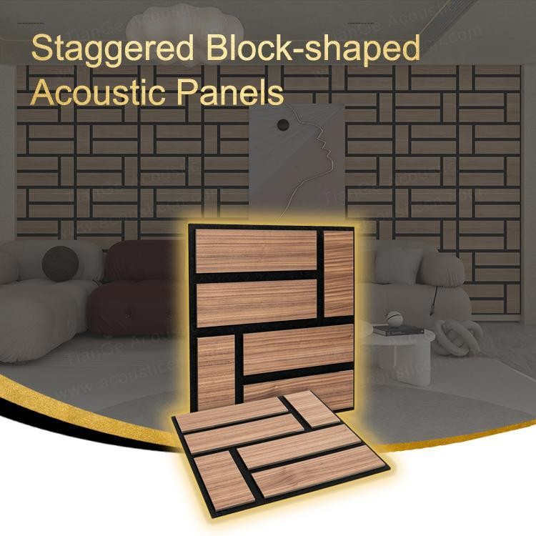 Staggered Block-shaped Acoustic Panels-1