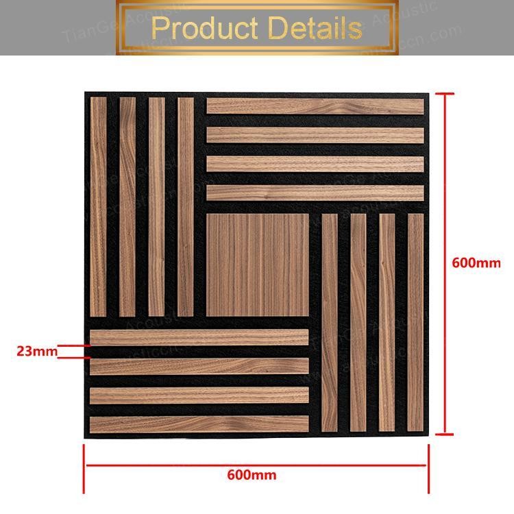 Wooden Strip Surround Acoustic Panels-4