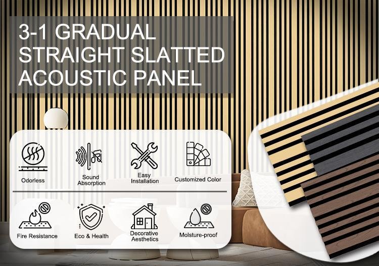 3-1 Gradual Straight Slatted Acoustic Panels-1