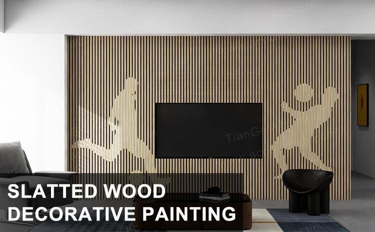 Slatted Wood Decorative Painting-3