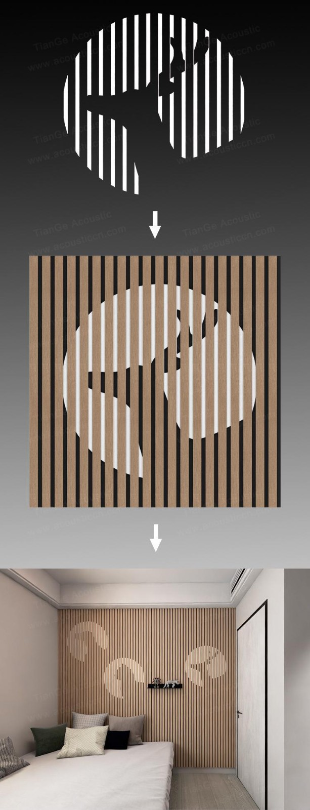 Slatted Wood Decorative Painting-7