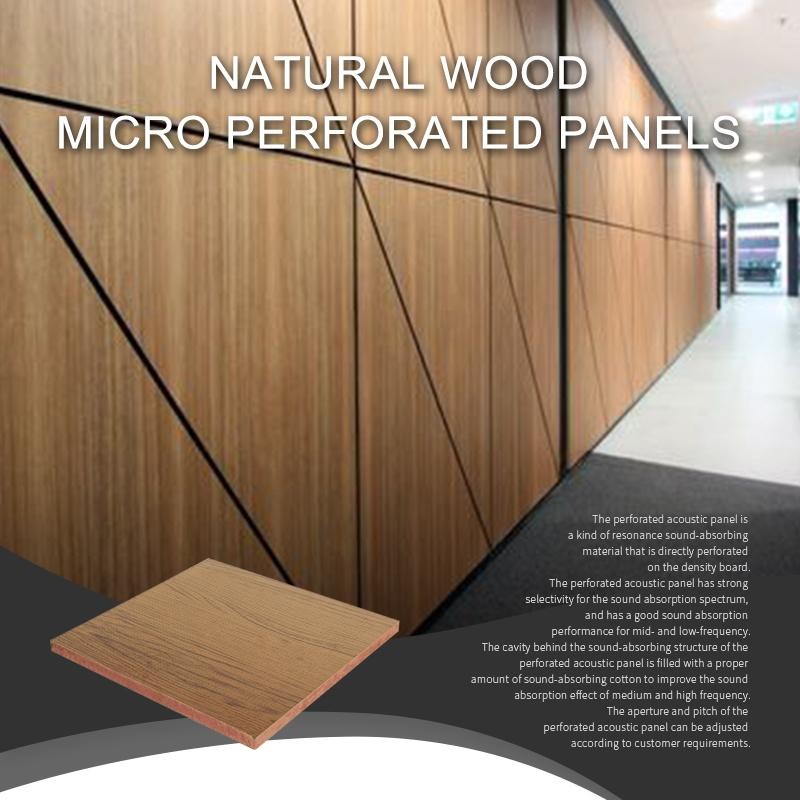 Natural Wood Micro Perforated Panels-1