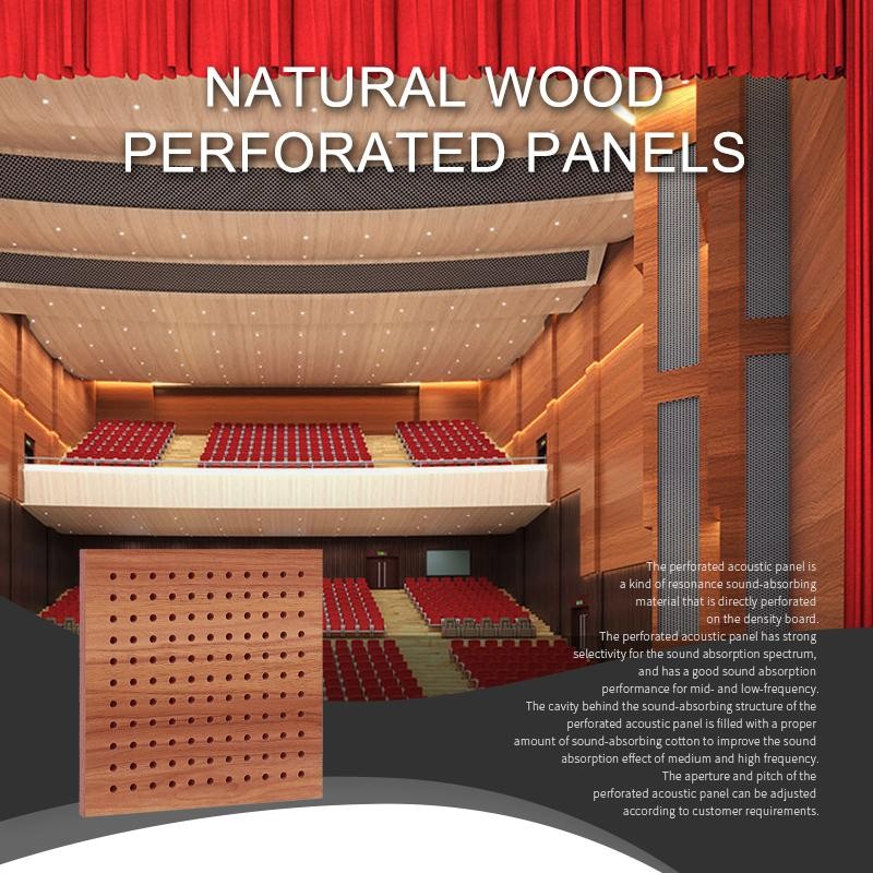 Natural Wood Perforated Panels-6