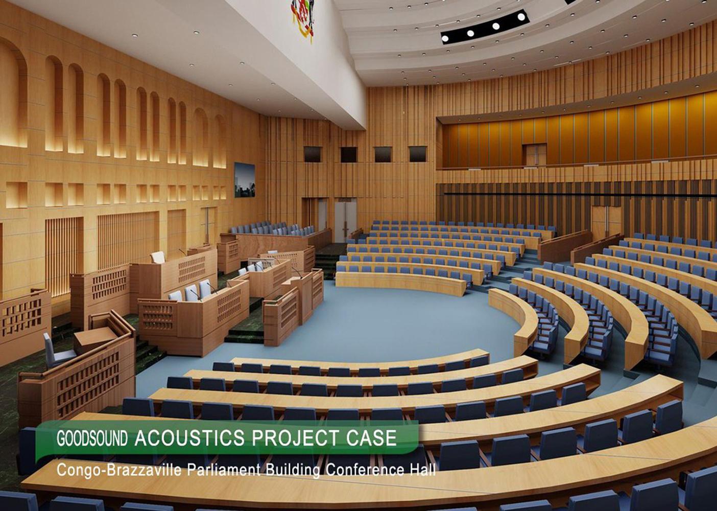 Congo-Brazzaville Parliament Building Conference Hall